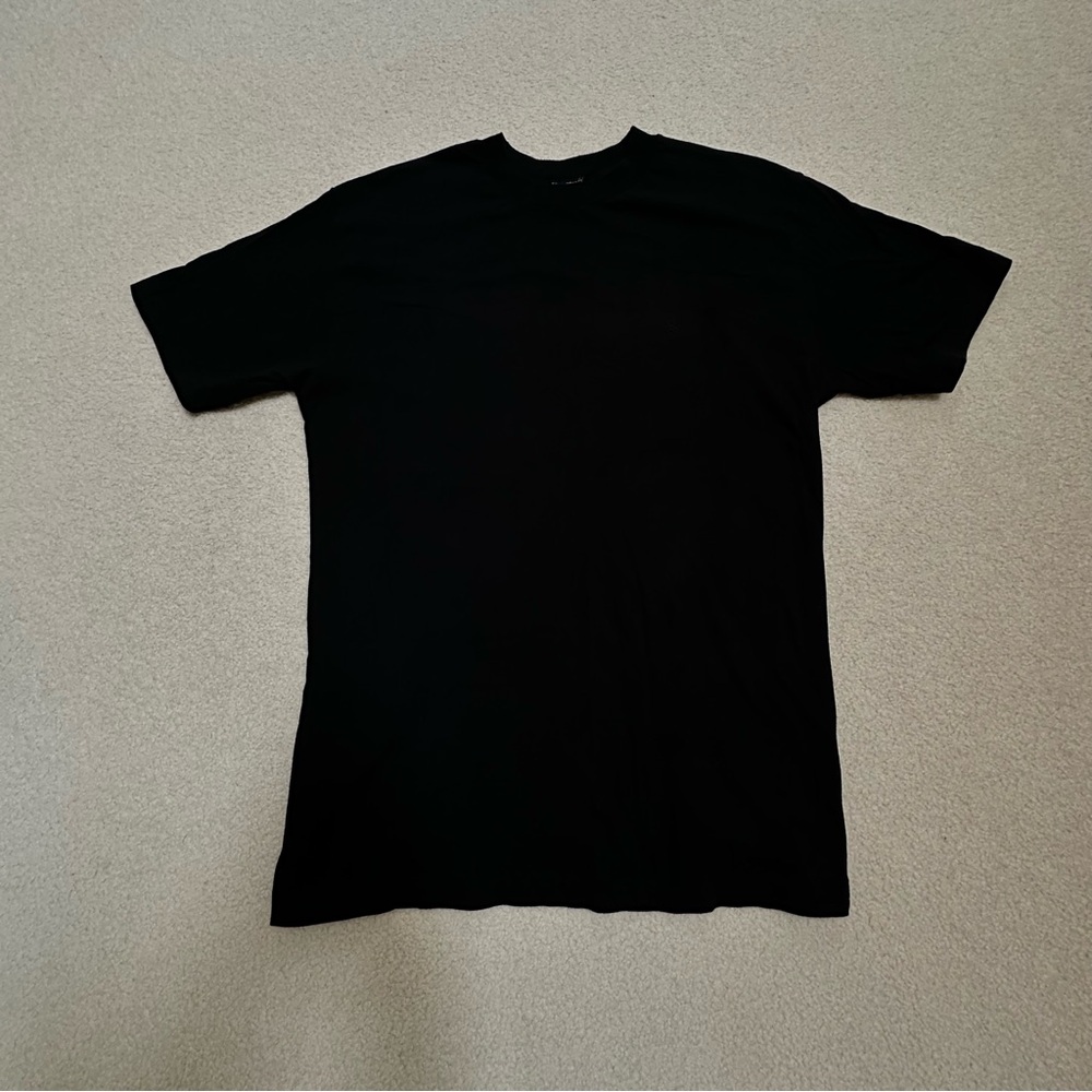 United Colors of Benetton Classic Cotton Black Men's T-Shirt Made in Italy M